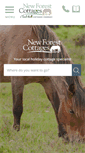 Mobile Screenshot of newforestcottages.co.uk
